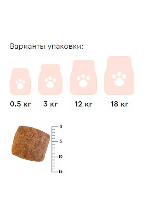 Сухой корм НАША МАРКА для собак, крупные, щенки, курица, 0,5 кг, фото 6