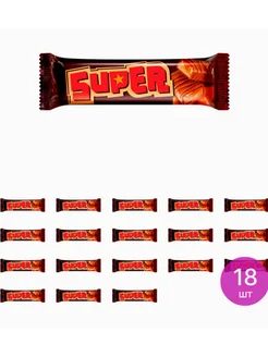Яшкино Батончик Super глазированный, с нугой и орехами, 40г, 18 шт