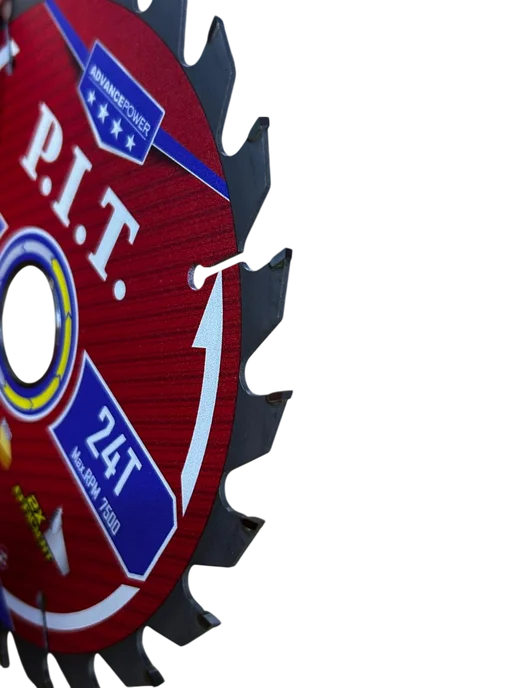 P.I.T. Диск пильный 185x30x1,4 мм, 24T Carbide, зуб ATB 15, 185x30x1.4 мм, фото 4