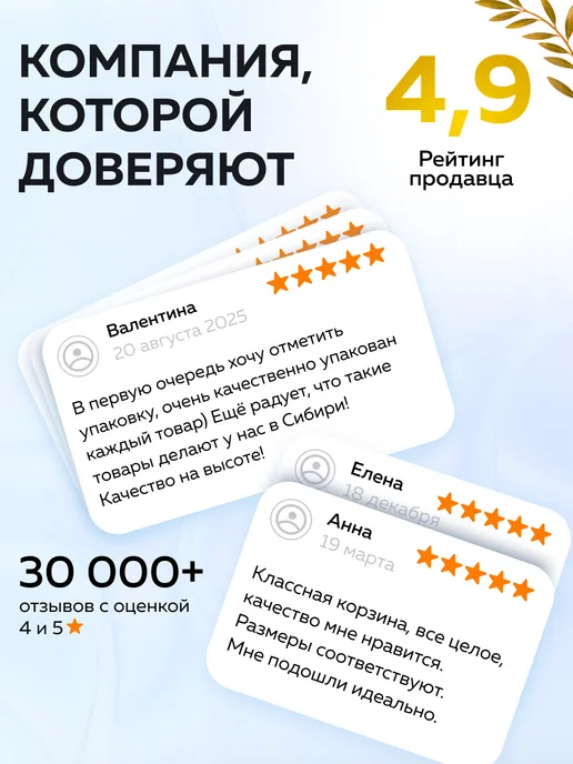 Альт-Пласт Набор ящиков для хранения 24л (468х342х256мм) (2шт), 468x342x256 мм, 24 л, фото 7