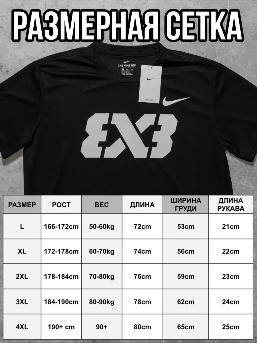 Футболка Nike FIBA 3x3 Nike 291091716 купить в интернет