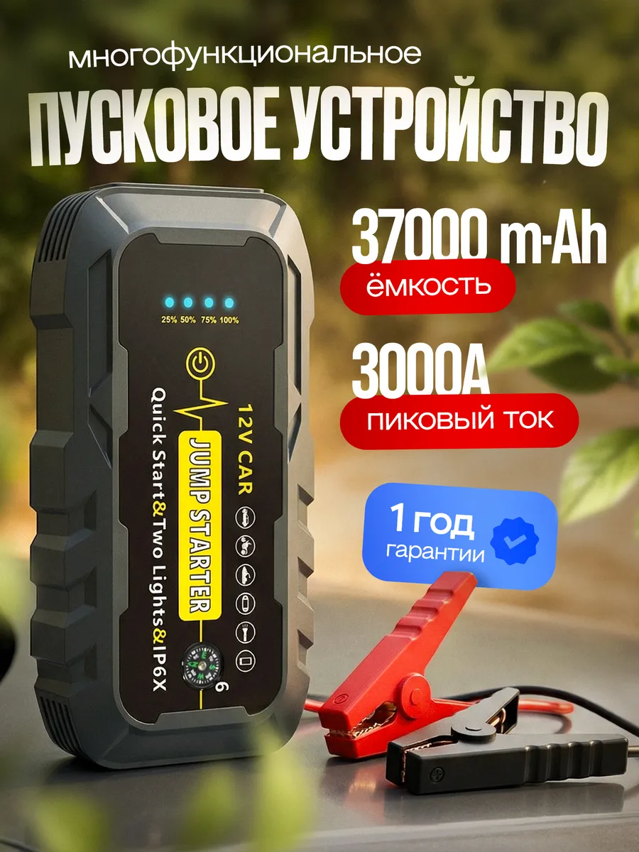 Пусковое зарядное устройство для аккумулятора автомобиля ПЗУ