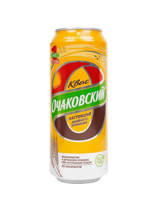 Очаково Квас Очаковский 0,5 л ж б, 0,5 л