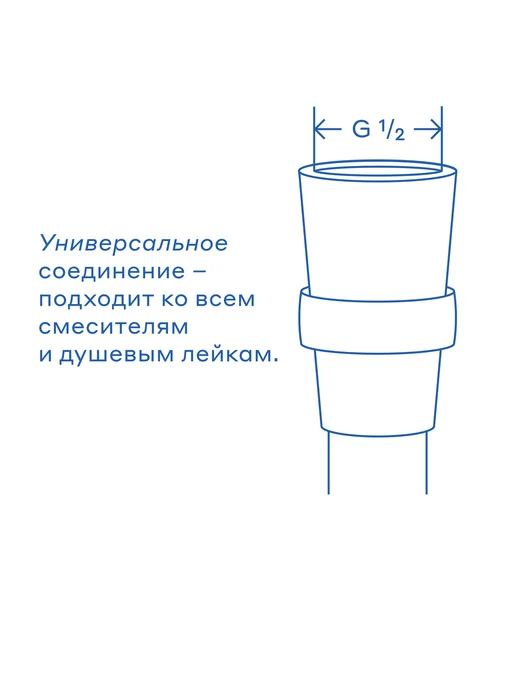 Pragma Шланг для душа нержавеющая сталь, 200 см, HME2.CST2.003, серый, фото 6