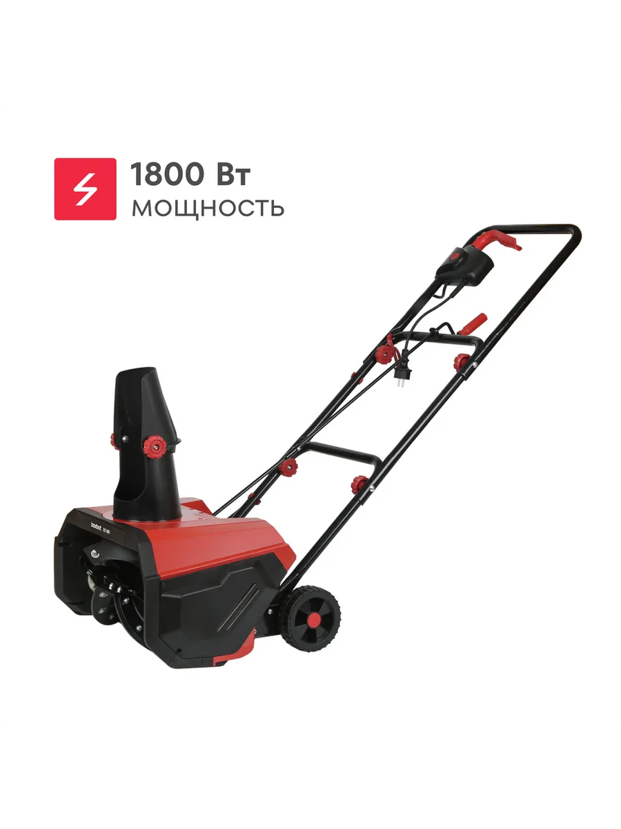 Снегоуборщик электрический ES 180, 1800 Вт, ковш 42х20 см