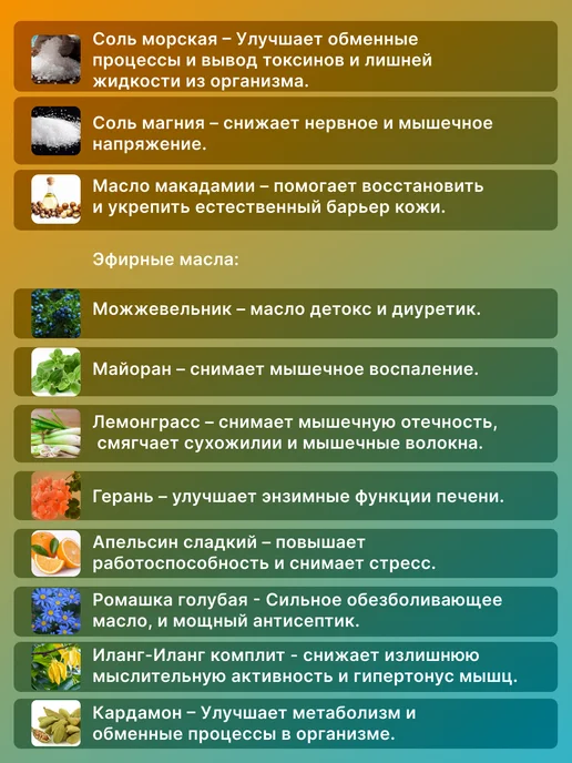 RANI ROYAL COMPANY Соль для ванны с эфирными маслами "Детокс", вариант, фото 4