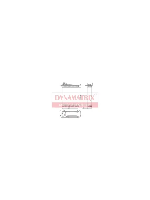 DYNAMATRIX радиатор отопителя салона, вариант