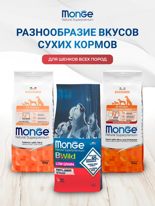 Сухой корм MONGE Speciality Line для собак, щенки, ягненок, 12,3 кг, фото 8