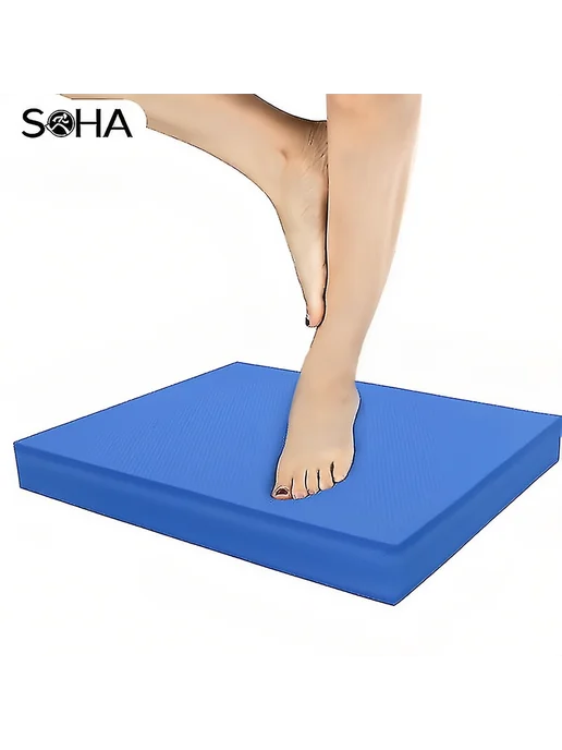 коврик для йоги balance foam pad нескользящий, вариант, фото 4