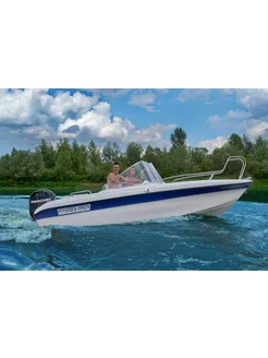 Стеклопластиковая лодка Neman-530 Open WYATBOAT 291370533 купить за 584 800 ₽ в интернет-магазине Wildberries