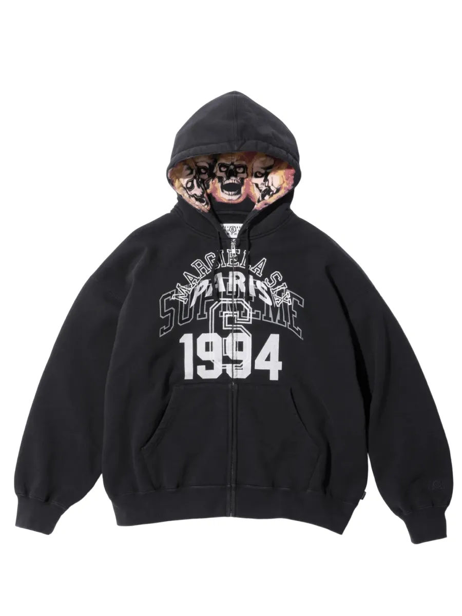 зип худи Supreme x MM6 Maison Margiela Zip Up зипка Maison