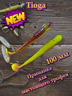 Силиконовая приманка Tioga 100 мм T43 Angry Fish 291484775 купить за 204 ₽ в интернет-магазине Wildberries