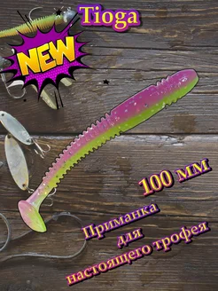 Силиконовая приманка Tioga 100 мм L6-Psh Angry Fish 291523418 купить за 204 ₽ в интернет-магазине Wildberries