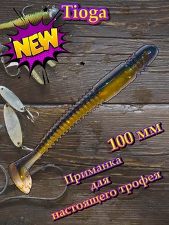 Силиконовая приманка Tioga 100 мм Sprota Angry Fish 291523421 купить за 185 ₽ в интернет-магазине Wildberries