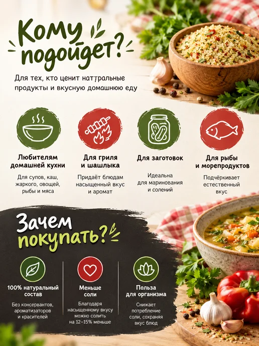 Алтай-Старовер Соль пищевая со специями алтайская универсальная 200 г, 200 г, фото 2