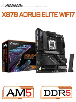 X870 AORUS ELITE WF7 Материнская плата AM5 Gigabyte 291699707 купить за 38 933 ₽ в интернет-магазине Wildberries