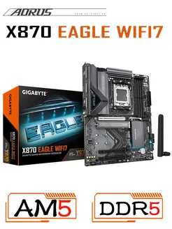 X870 EAGLE WIFI7 Материнская плата AM5 Gigabyte 291702368 купить за 30 530 ₽ в интернет-магазине Wildberries