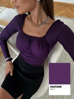 Лонгслив топ короткий нарядный с вырезом Camicia 291833821 купить за 1 078 ₽ в интернет-магазине Wildberries