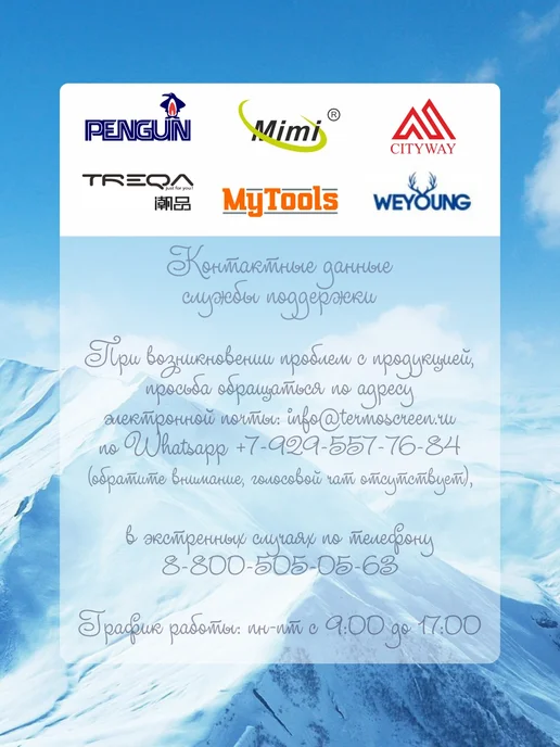 Penguin Термос 1 литр для чая, 1 л, серый, фото 10