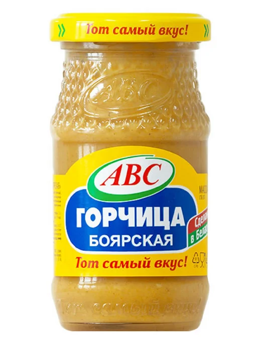 ABC Горчица «Боярская» 160г Белорусская, 160 г, фото 2
