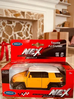 Модель "Toyota FJ Cruiser" металл, цвет в ассорт welly 291950784 купить за 498 ₽ в интернет-магазине Wildberries