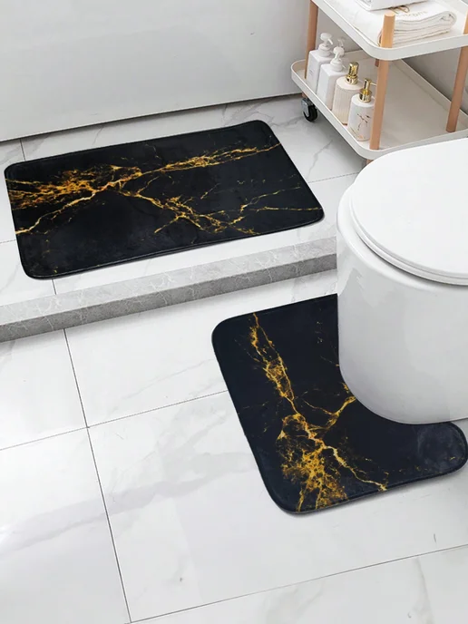 Zingarelli Home Коврик для ванной и туалета противоскользящий 2шт, 2 шт, фото 2
