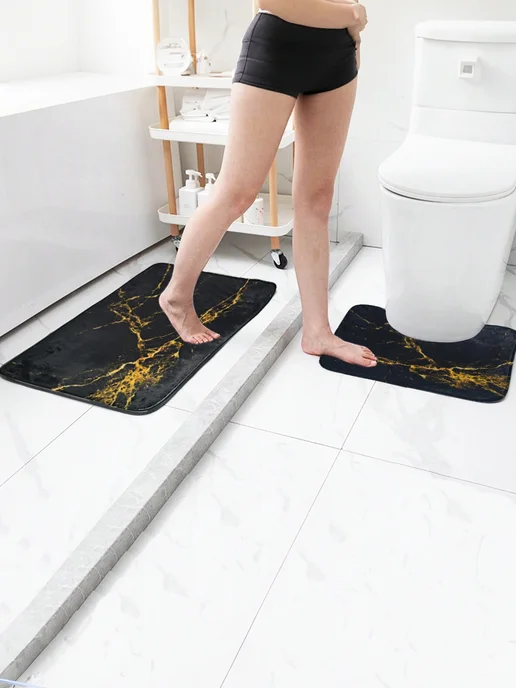 Zingarelli Home Коврик для ванной и туалета противоскользящий 2шт, 2 шт, фото 3
