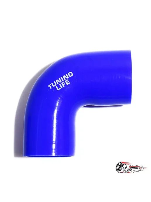 Tuning Life Силиконовый патрубок 51 - 63 мм, 90 градусов (синий), синий, фото 3
