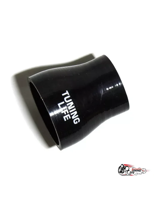 Tuning Life Силиконовый патрубок 63-76 мм, прямой (чёрный), черный, фото 3