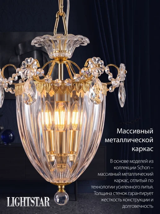Lightstar Люстра потолочная светодиодная Schon 790032, белый, фото 5