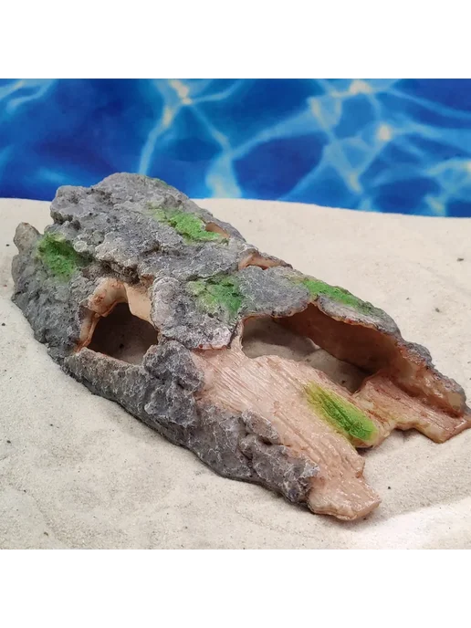 Pon-Pon Plankton Декорация для террариума Камень GT060, серый, фото 3