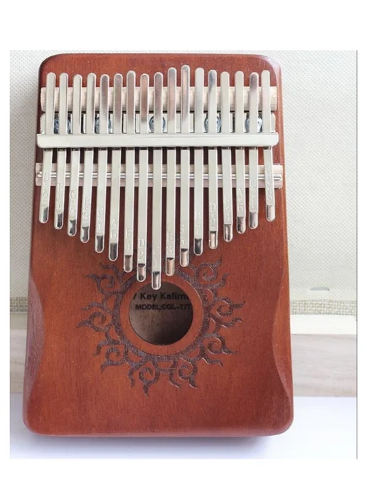 Kalimba Калимба 17 нот с чехлом настроенная, коричневый, фото 6