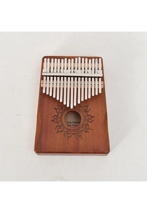 Kalimba Калимба 17 нот с чехлом настроенная, коричневый, фото 7
