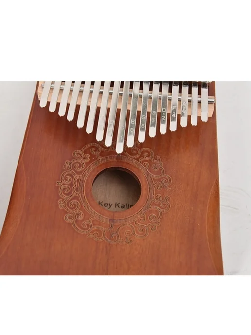 Kalimba Калимба 17 нот с чехлом настроенная, коричневый, фото 8
