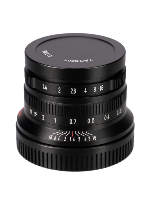 7artisans Объектив 35mm F1.4 APS-C Canon (EOS-R Mount), черный, черный, фото 2