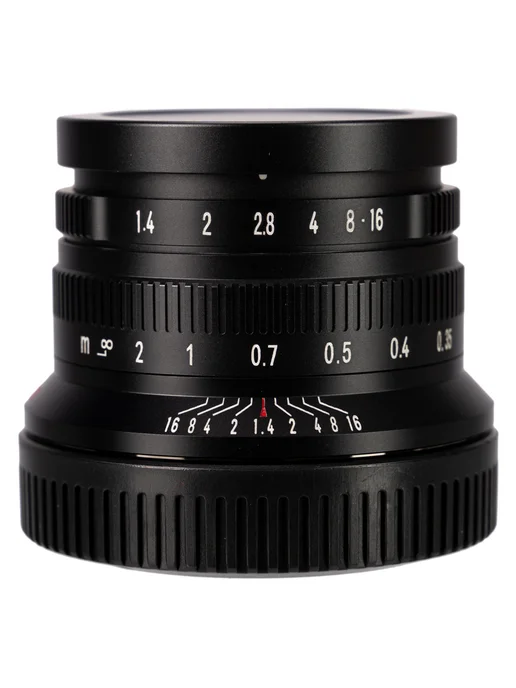 7artisans Объектив 35mm F1.4 APS-C Canon (EOS-R Mount), черный, черный, фото 3