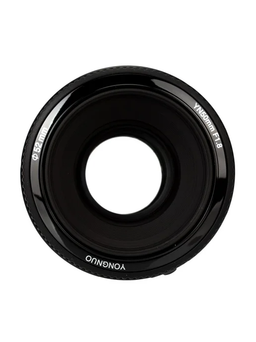 YongNuo Объектив для Canon EF портретный YN 50mm f 1.8, черный, фото 4