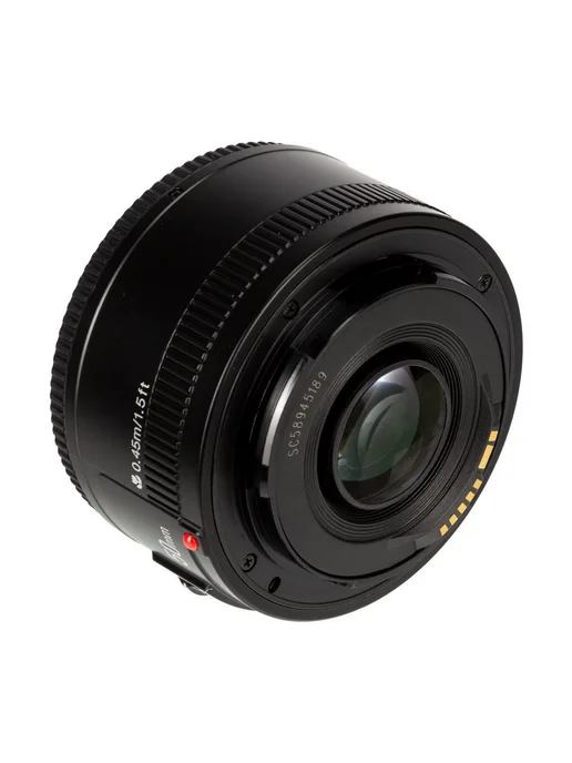 YongNuo Объектив для Canon EF портретный YN 50mm f 1.8, черный, фото 7