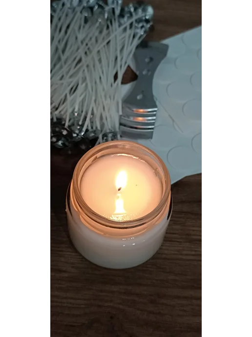 Estetic Home Фитиль для свечей хлопковый вощеный, белый, фото 7