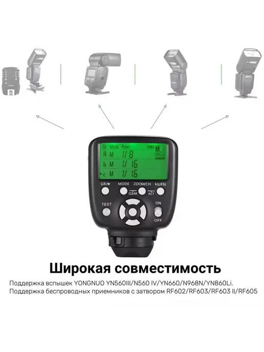 Студийный свет Yongnuo Trigger Flash YN560-TX II-C, вариант, фото 7