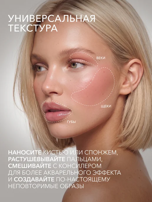 Shik Румяна для лица жидкие кремовые 04 пыльная-роза SHIKstudio, розовый, фото 2