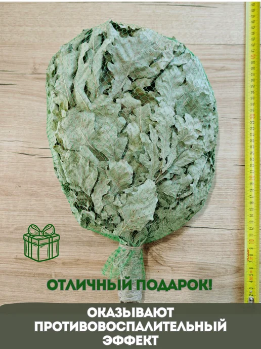 Лесавiчок Веник для бани дубовый канадский дуб 2шт, 6 шт, фото 4