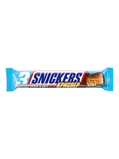 Батончик Snickers Криспер карамелью-рисовыми шариками 60г 292649776 купить за 135 ₽ в интернет-магазине Wildberries