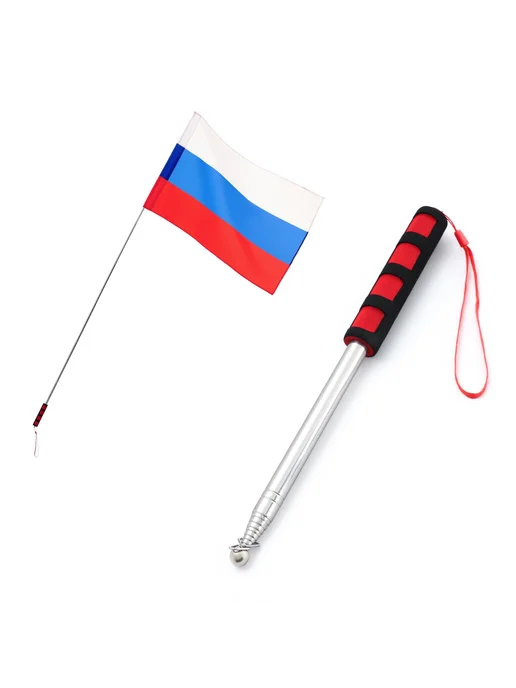 Market_Флаги Флагшток выдвижной, 2 м, 2 м