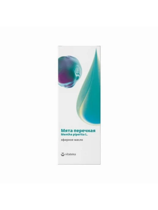 VITATEKA Витатека Эфирное масло мяты для лица масло для волос, 2 шт, фото 2