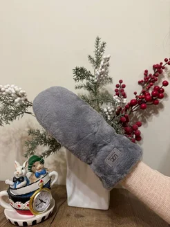 Варежки меховые теплые UGG 292999701 купить за 677 ₽ в интернет-магазине Wildberries