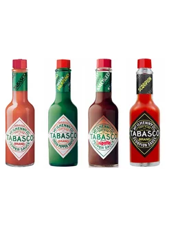 Tabasco Набор соусов 4шт*60 мл TABASCO® 293021445 купить за 2 297 ₽ в интернет-магазине Wildberries