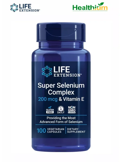 Life extension Super Selenium Complex 200мкг витамины E 100 Селен комплекс, вариант