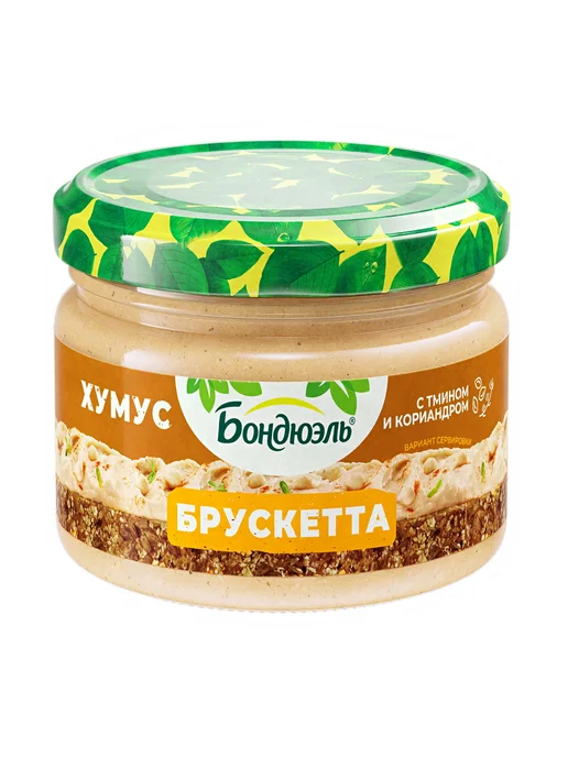Bonduelle Брускетта Хумус 250 мл, 2 шт, 250 мл, 2 шт, фото 2