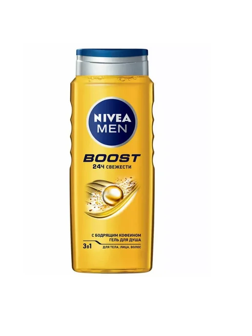 NIVEA Гель для душа 3в1 "BOOST", 500 мл, 500 мл, фото 2